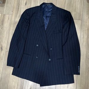 Yves Saint Laurent YSL pinstripe Suit Blazer